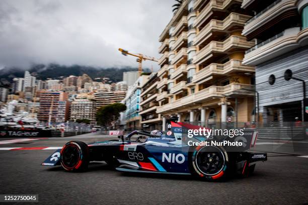 Dan Ticktum of NIO 333 Racing during the qualifying of round nine of the ABB FIA Formula E Championship - Monaco E-Prix on May 6, 2023 in Monte...