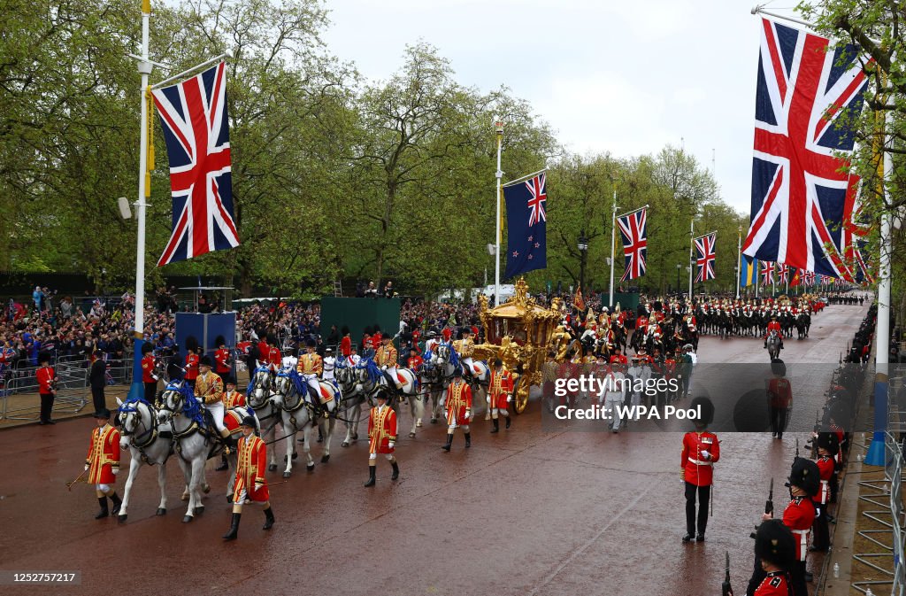 Their Majesties King Charles III And Queen Camilla - Coronation Day