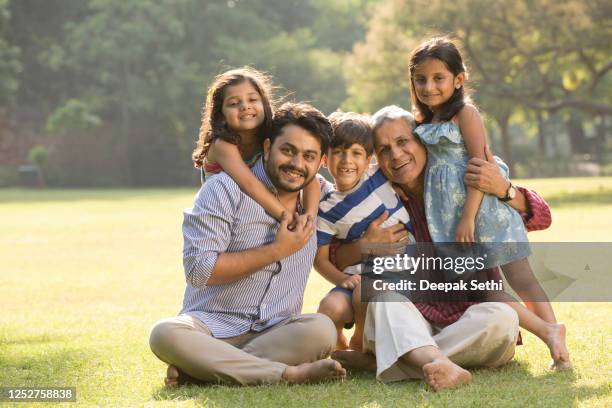 multi generation family - stock images - south asia stock pictures, royalty-free photos & images