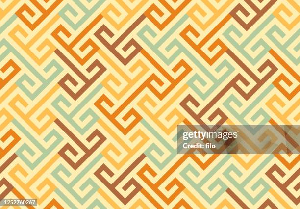 seamless geometric pattern - quilted stock illustrations
