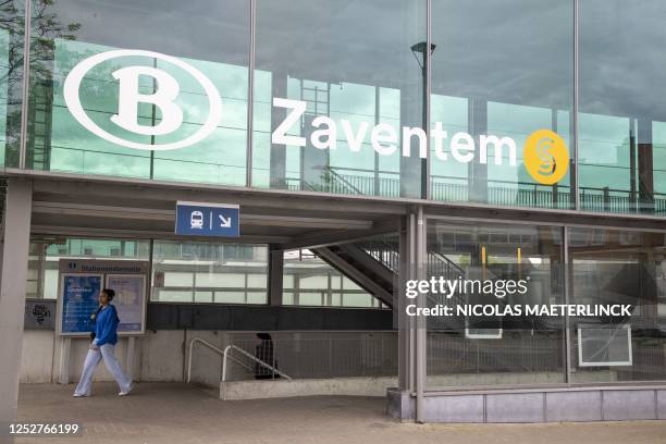 Illustration picture shows the building of the Zaventem train station, Saturday 06 May 2023. The young man who died on Friday afternoon in a fight at...