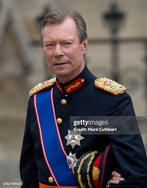 Henri, Grand Duke of Luxembourg at Westminster Abbey during the Coronation of King Charles III and Queen Camilla on May 6, 2023 in London, England....