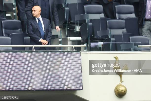 Daniel Levy the chairman of Tottenham Hotspur during the Premier League match between Tottenham Hotspur and Crystal Palace at Tottenham Hotspur...