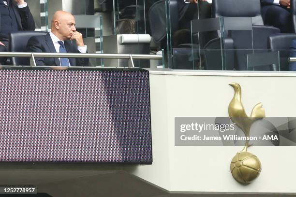 Daniel Levy the chairman of Tottenham Hotspur during the Premier League match between Tottenham Hotspur and Crystal Palace at Tottenham Hotspur...