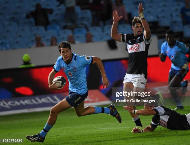 Juan Mostert of the Bulls during the Currie Cup, Premier Division match between Vodacom Bulls and Cell C Sharks at Loftus Versfeld on May 06, 2023 in...