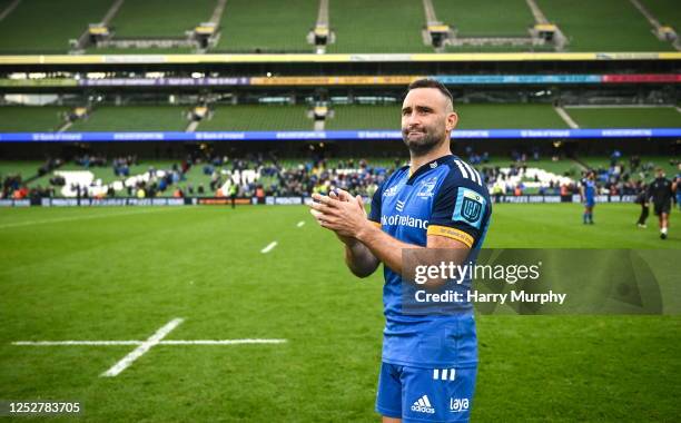 Dublin , Ireland - 6 May 2023; Dave Kearney of Leinster after his side's victory in the United Rugby Championship Quarter-Final between Leinster and...