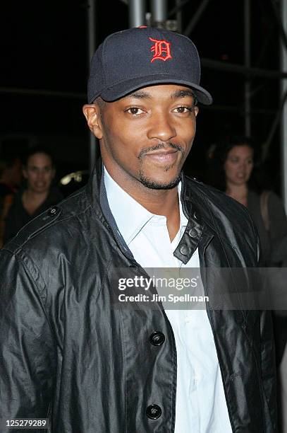 Actor Anthony Mackie attends the Giorgio Armani & The Cinema Society screening of "Fair Game" at The Museum of Modern Art on October 6, 2010 in New...