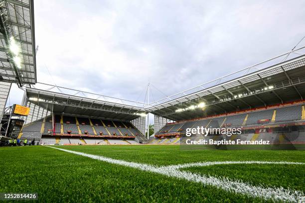 General view of Stade Bollaert-Delelis prior to the French Ligue 1 Uber Eats soccer match between Lens and Marseille at Stade Bollaert-Delelis on May...