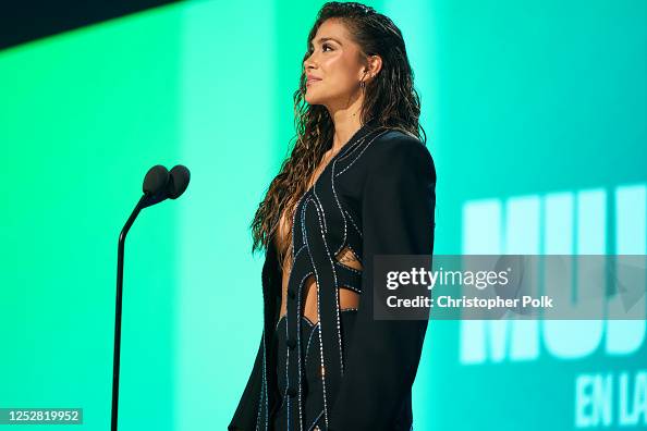 Greicy Rendon Musical Greeicy Rendón speaks onstage at Billboard Latin Women In Music held ...