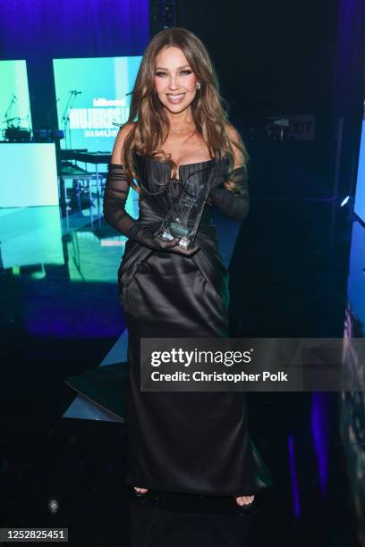 Thalía at Billboard Latin Women In Music held at the Watsco Center on May 6, 2023 in Coral Gables, Florida. The show airs on Sunday, May 7, 2023 on...