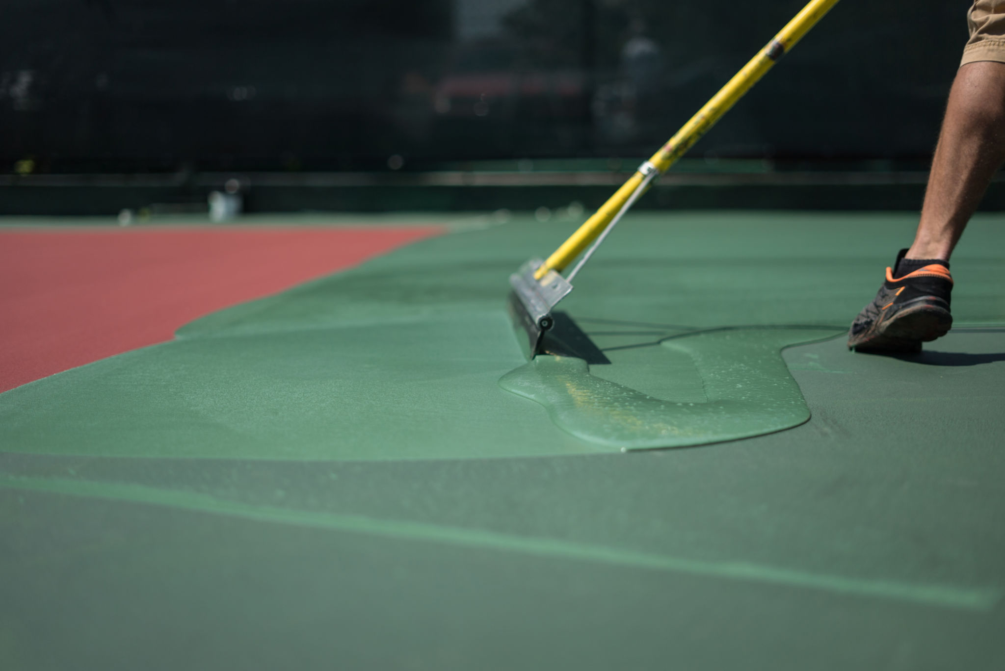 sports surface painting