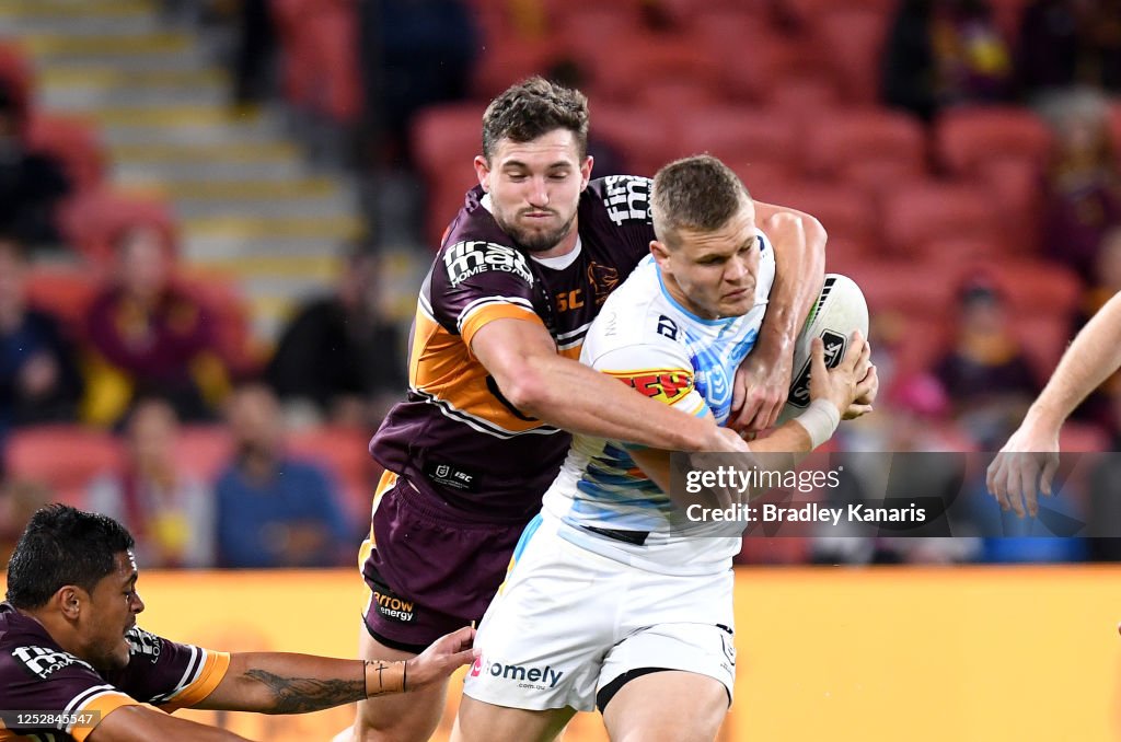 NRL Rd 7 - Broncos v Titans