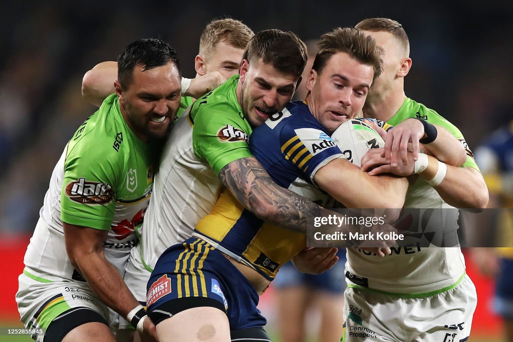 NRL Rd 7 - Eels v Raiders
