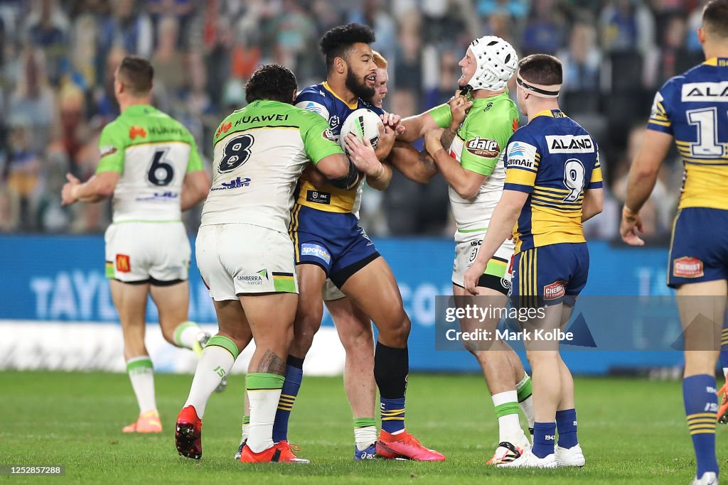 NRL Rd 7 - Eels v Raiders