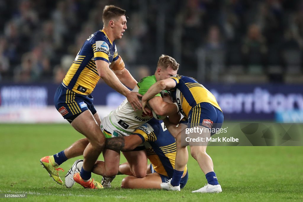 NRL Rd 7 - Eels v Raiders