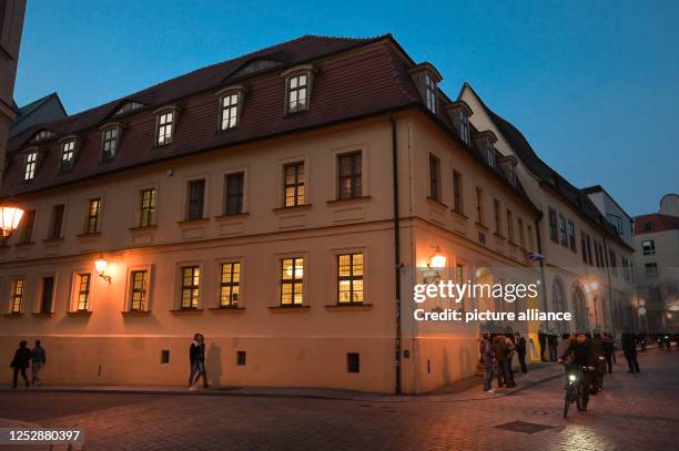 May 2023, Saxony-Anhalt, Halle : The Handel House was the destination of many visitors. It is the birthplace of the composer George Frideric Handel....