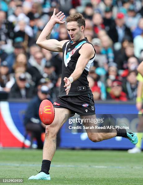 Jeremy Finlayson of the Power during the 2023 AFL Round 08 match