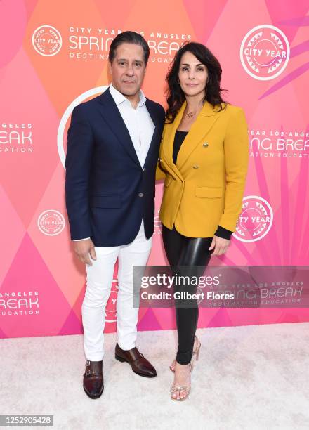 Alberto M. Carvalho and Maria Carvalho at City Year Los Angeles' annual "Spring Break: Destination Education" held at Sony Pictures Studios on May 6,...