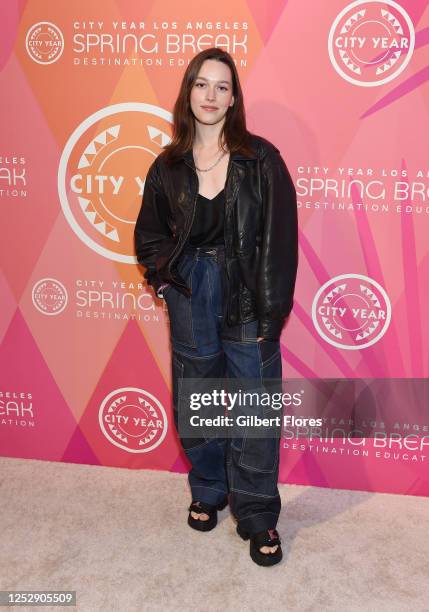 Victoria Pedretti at City Year Los Angeles' annual "Spring Break: Destination Education" held at Sony Pictures Studios on May 6, 2023 in Culver City,...