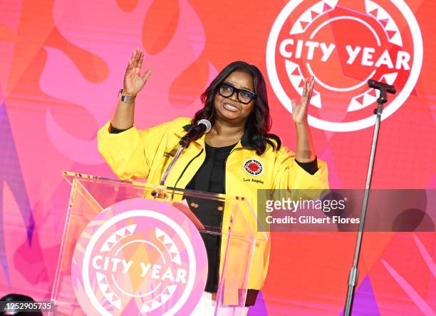 Octavia Spencer at City Year Los Angeles' annual "Spring Break: Destination Education" held at Sony Pictures Studios on May 6, 2023 in Culver City,...