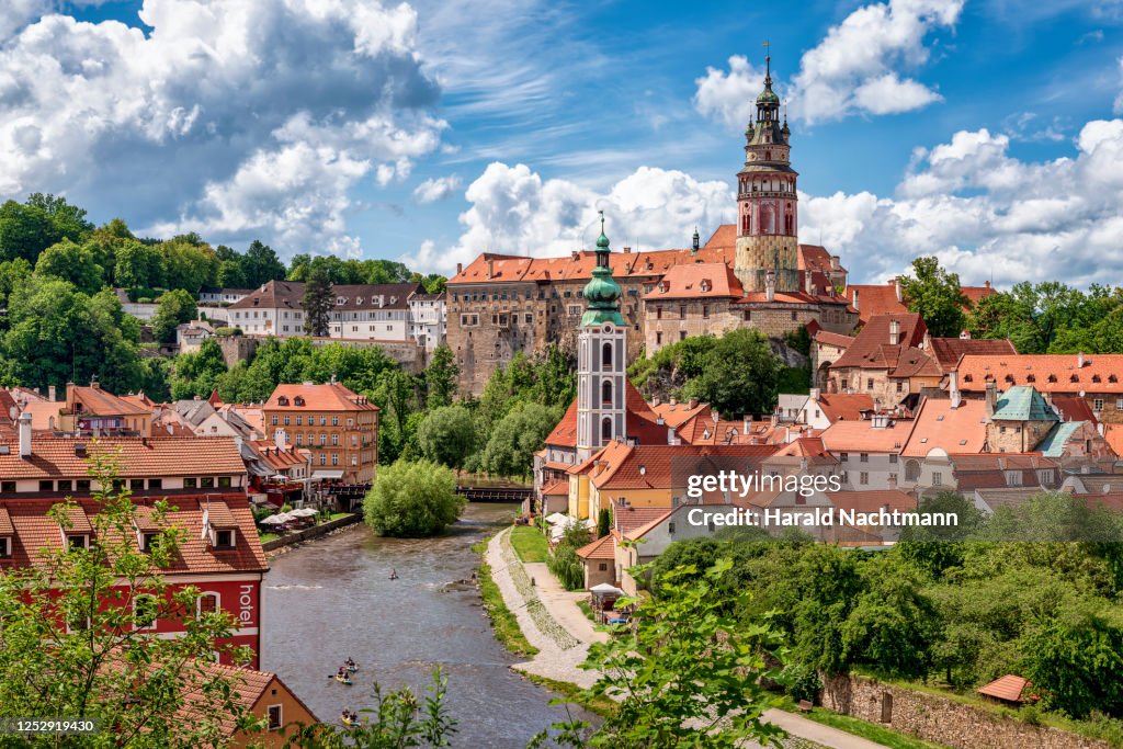 Old town of Cesky Krumlov, South Bohemian, Czech Republic