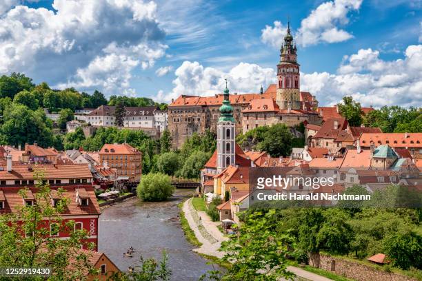 old town of cesky krumlov, south bohemian, czech republic - czech republic stock pictures, royalty-free photos & images