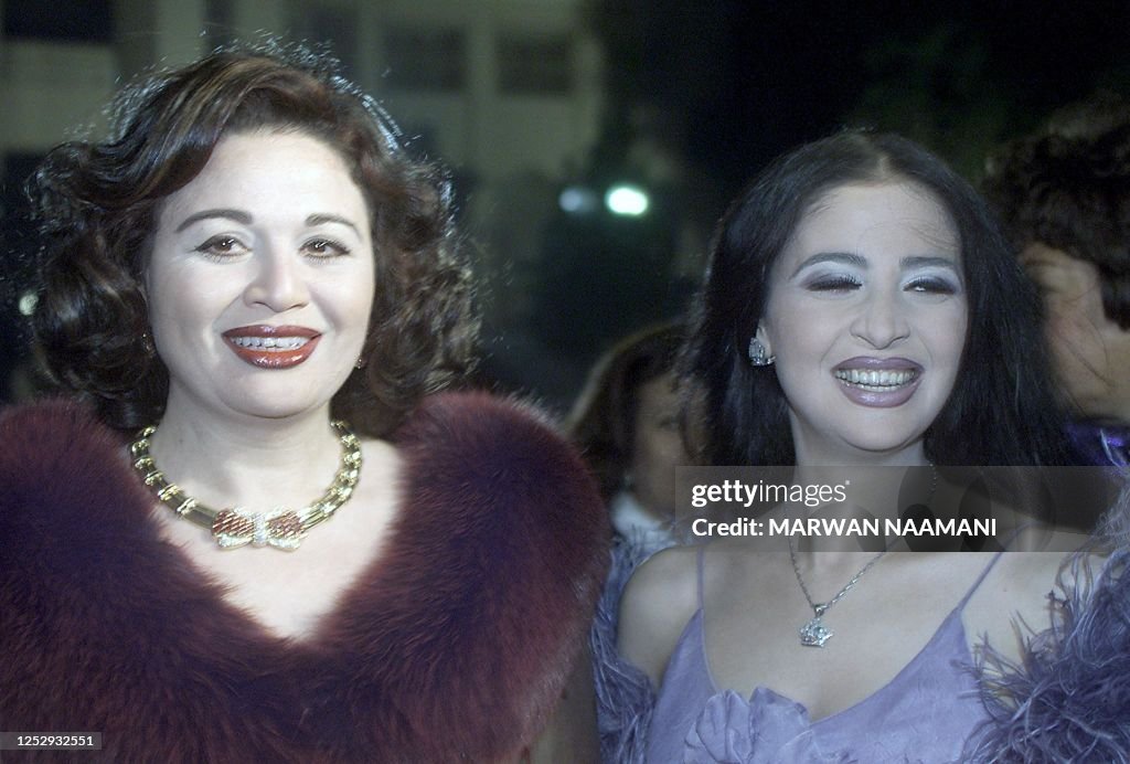Hanan Roum Egyptian actresses Ilham Shahin and Hanan Turk arrive at the opening ...