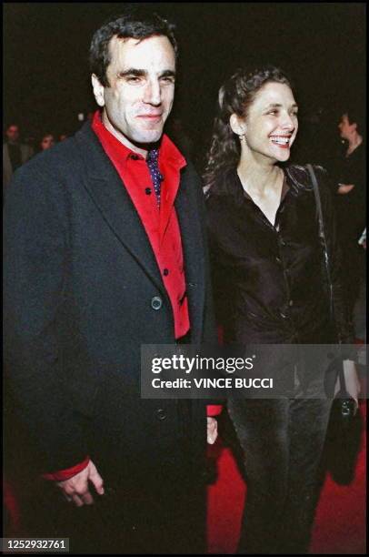 British actor Daniel Day-Lewis arrives with his wife Rebecca for the premiere of "The Crucible" 20 November in Beverly Hills, California. Day-Lewis...