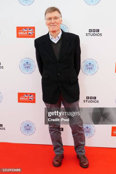 Steve Winwood backstage at the Coronation Concert held in the grounds of Windsor Castle on May 7, 2023 in Windsor, England. The Windsor Castle...