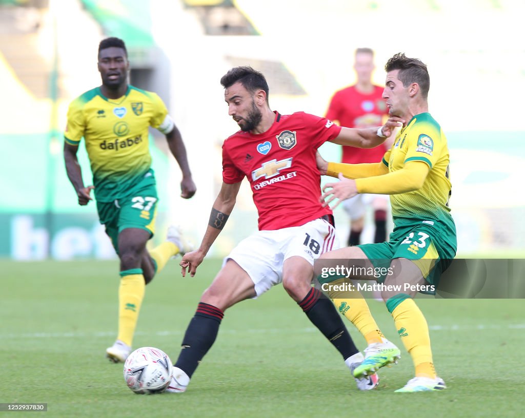 Norwich City v Manchester United - FA Cup: Quarter Final