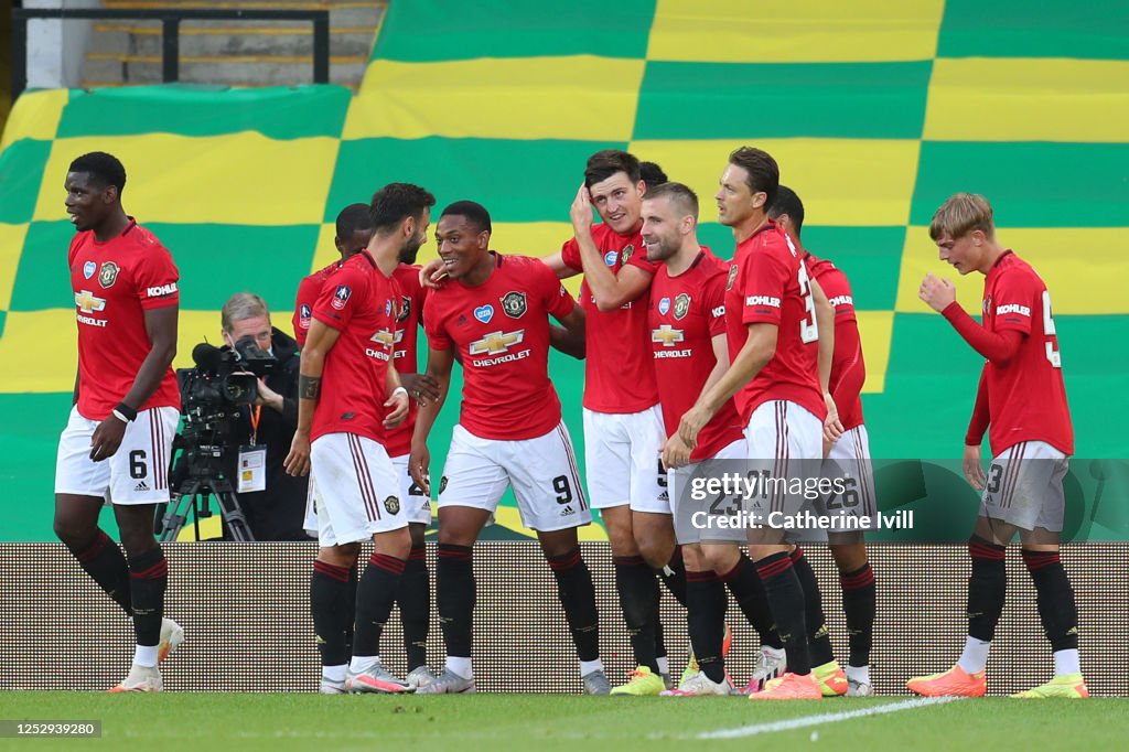Norwich City v Manchester United - FA Cup: Quarter Final