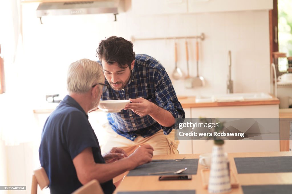 Caring for elderly parent at home