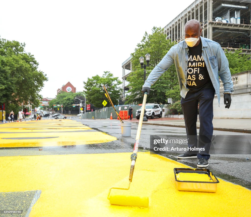 "All Black Lives Matter" Community Painting Day