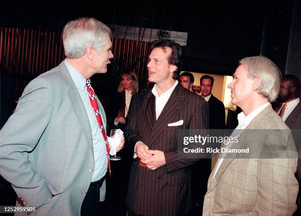 Ted Turner, Bill Paxton and Guest attend Twister premiere Benefiting G-CAPP at The Fox Theater in Atlanta Georgia, May 10, 1996 (Photo by Rick...