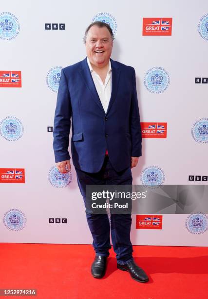 Sir Bryn Terfel poses backstage at the Coronation Concert held in the grounds of Windsor Castle on May 7, 2023 in Windsor, England. The Windsor...