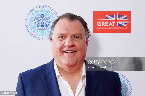 Sir Bryn Terfel poses backstage at the Coronation Concert held in the grounds of Windsor Castle on May 7, 2023 in Windsor, England. The Windsor...