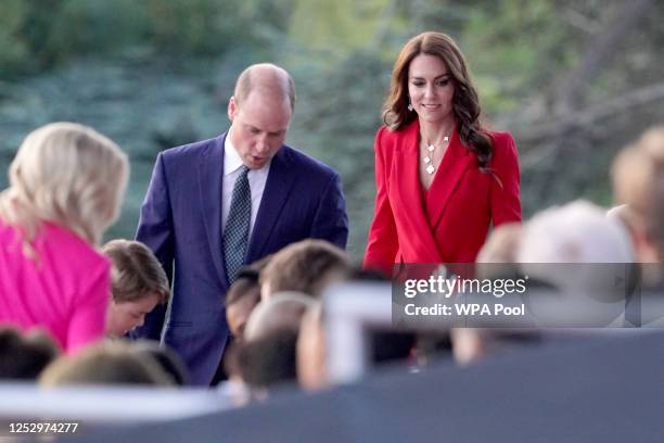 Prince William, Prince of Wales and Catherine, Princess of Wales during the Coronation Concert on May 7, 2023 in Windsor, England. The Windsor Castle...