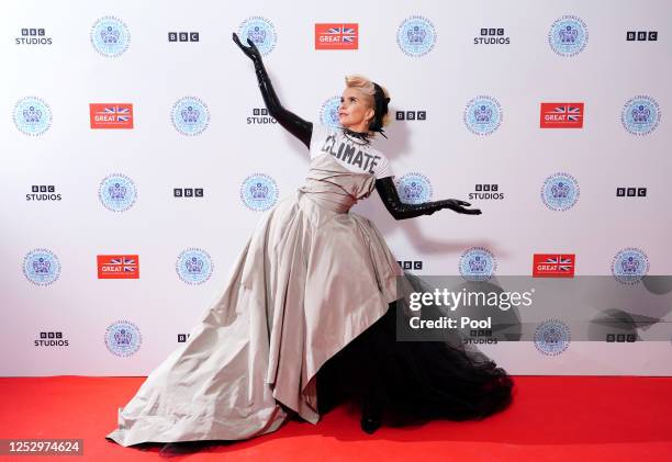 Paloma Faith backstage at the Coronation Concert held in the grounds of Windsor Castle on May 7, 2023 in Windsor, England. The Windsor Castle Concert...