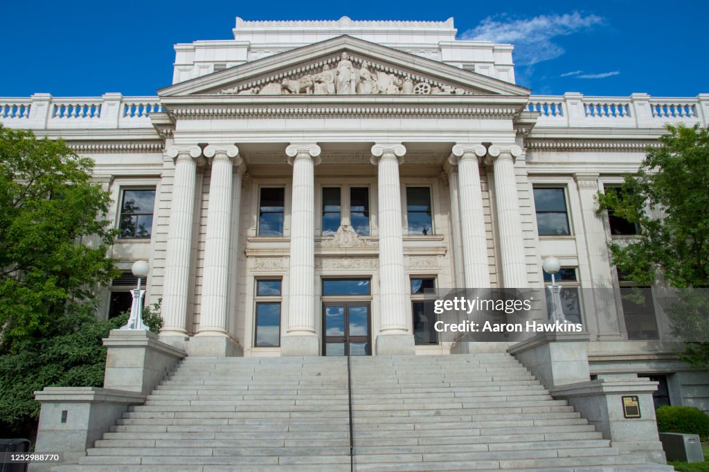 County Courthouse Building in Provo Utah USA