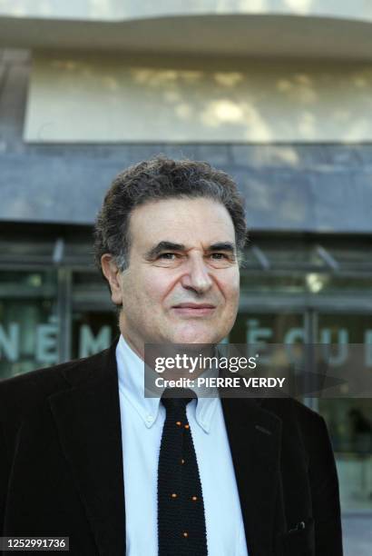 The French Cinematheque director Serge Toubiana poses at the new site of the Cinematheque founded in 1936 by Henri Langlois, 29 September 2005 in...
