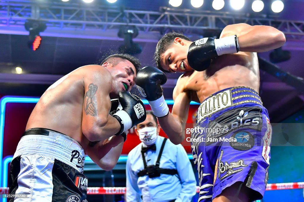 Pro Boxing Night During Coronavirus Pandemic in Mexico City