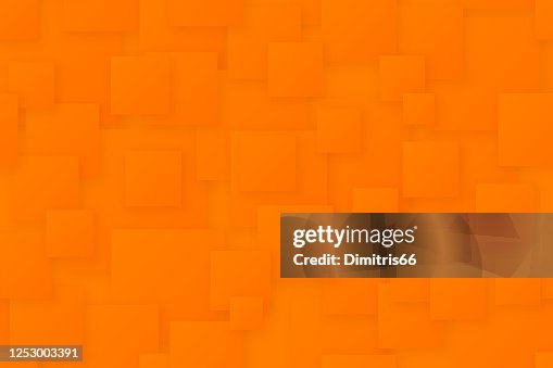 Orange Square Rounded Shape 3d Vector Orange Square Shapes Seamless Abstract Background High-Res ...