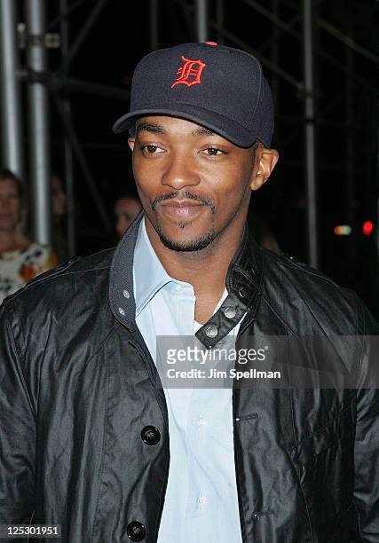 Actor Anthony Mackie attends the Giorgio Armani & The Cinema Society screening of "Fair Game" at The Museum of Modern Art on October 6, 2010 in New...