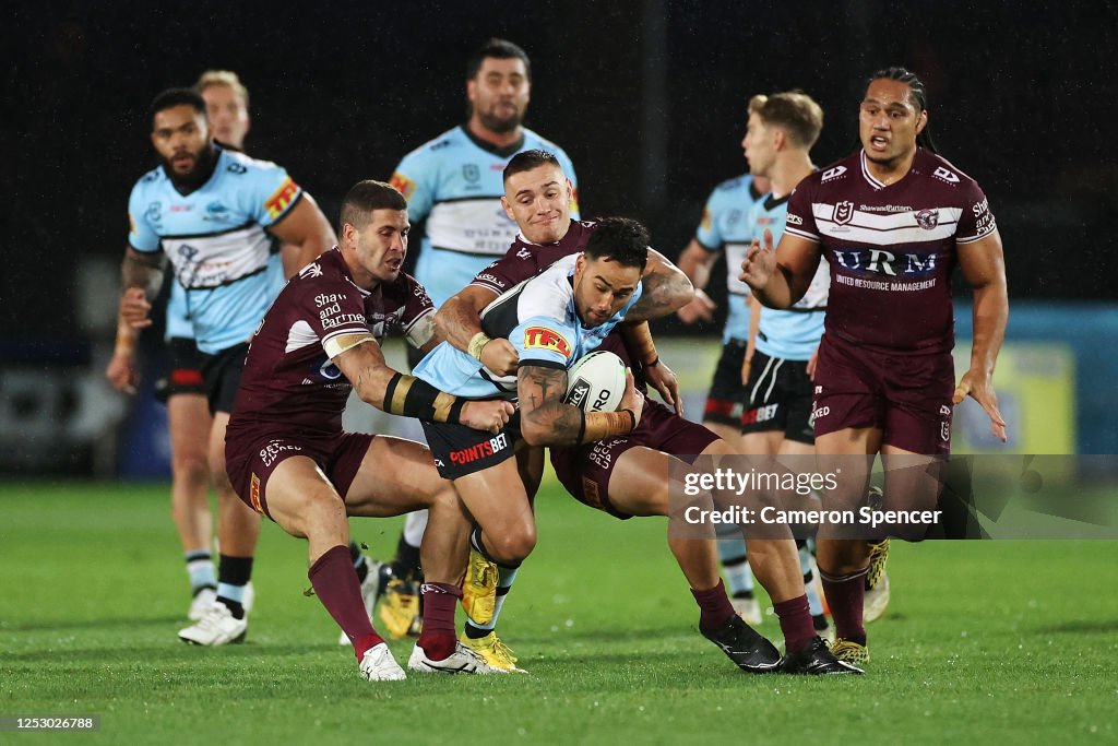 NRL Rd 7 - Sea Eagles v Sharks