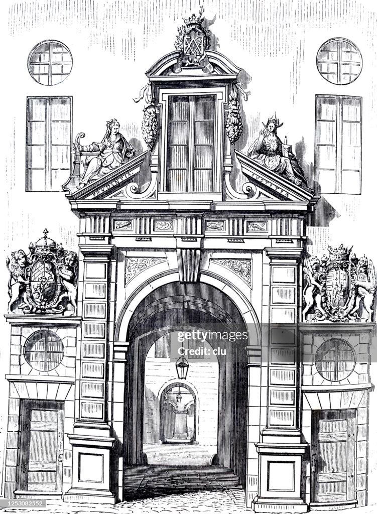Renaissance in germany: Munich Residenz, Entrance
