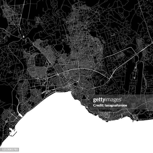 antalya, turkey vector map - temple of hadrian turkey stock illustrations