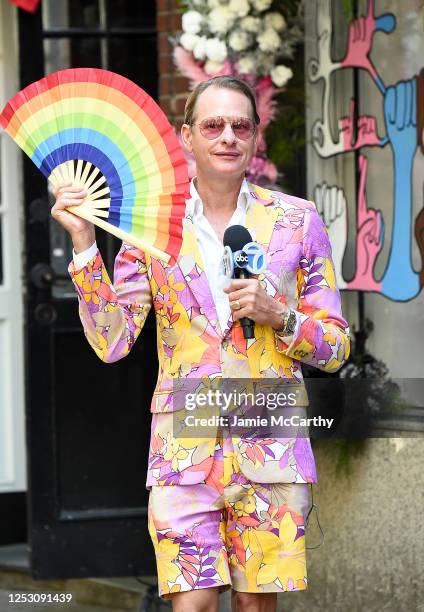 Carson Kressley poses during the 50th anniversary of the first Pride march on June 28, 2020 in New York City. Due to the ongoing coronavirus...