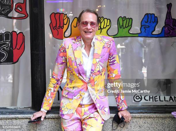 Carson Kressley poses during the 50th anniversary of the first Pride march on June 28, 2020 in New York City. Due to the ongoing coronavirus...