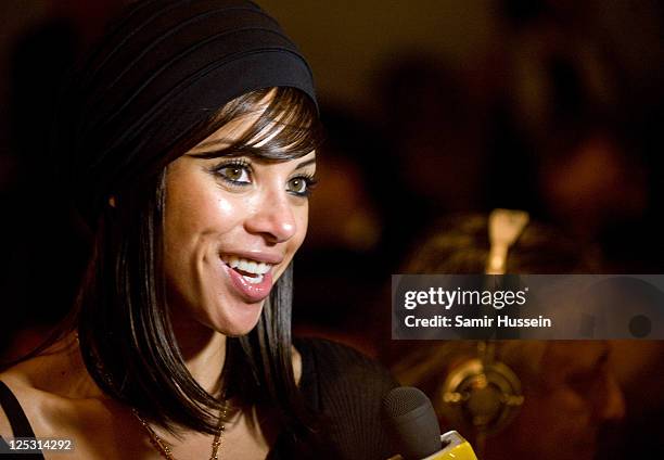 Ana Araujo attends the Felder Felder show at London Fashion Week Spring/Summer 2012 at Somerset House on September 16, 2011 in London, England.