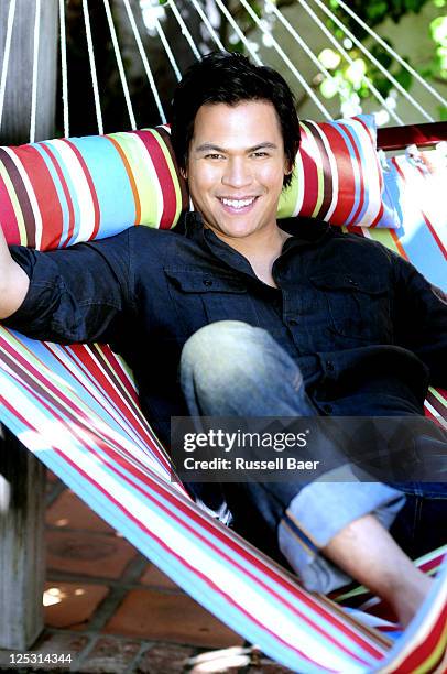 Actor Chaske Spencer is photographed for a Self Assignment on June 21, 2011 in Santa Monica, California.